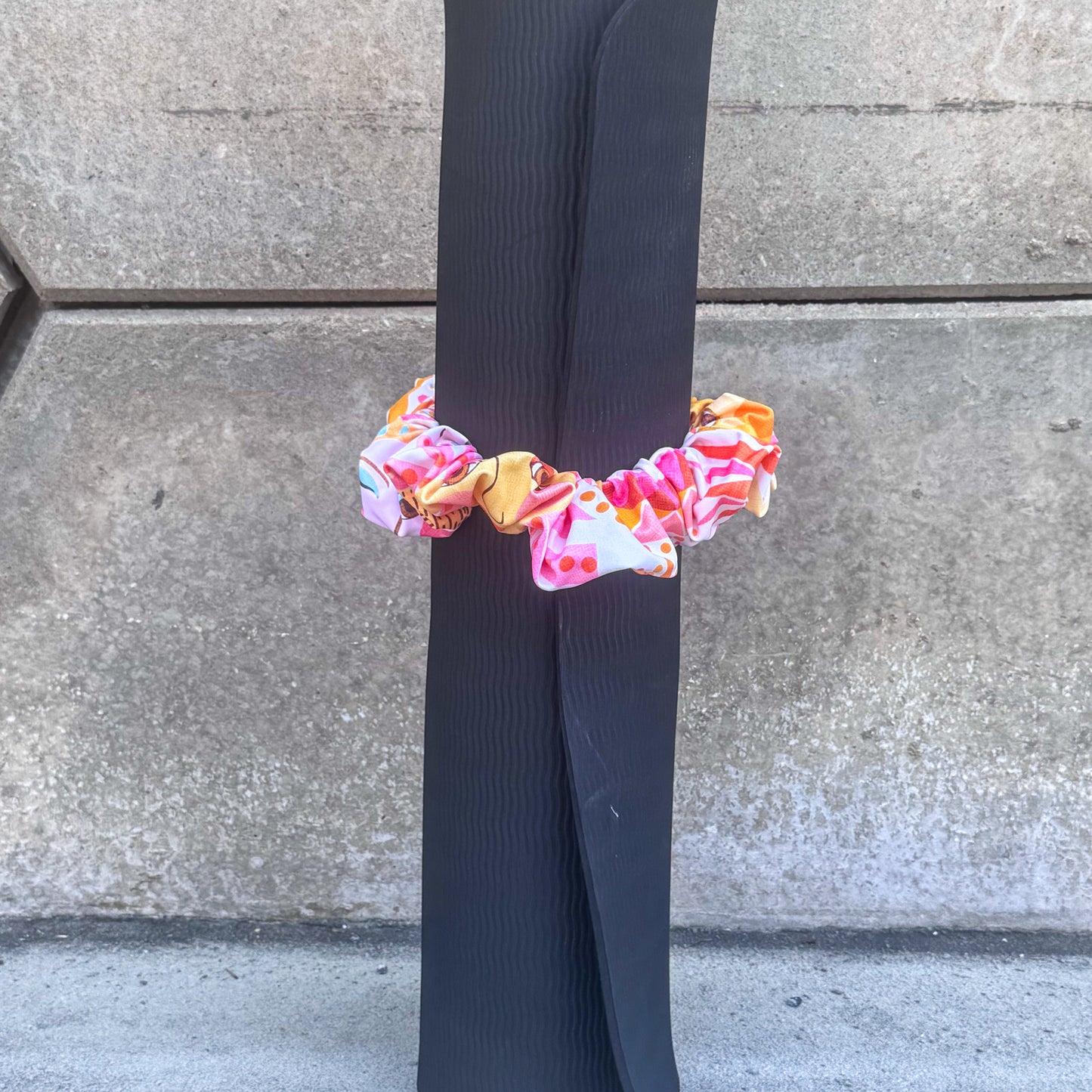Sunset Mat Tie Scrunchie