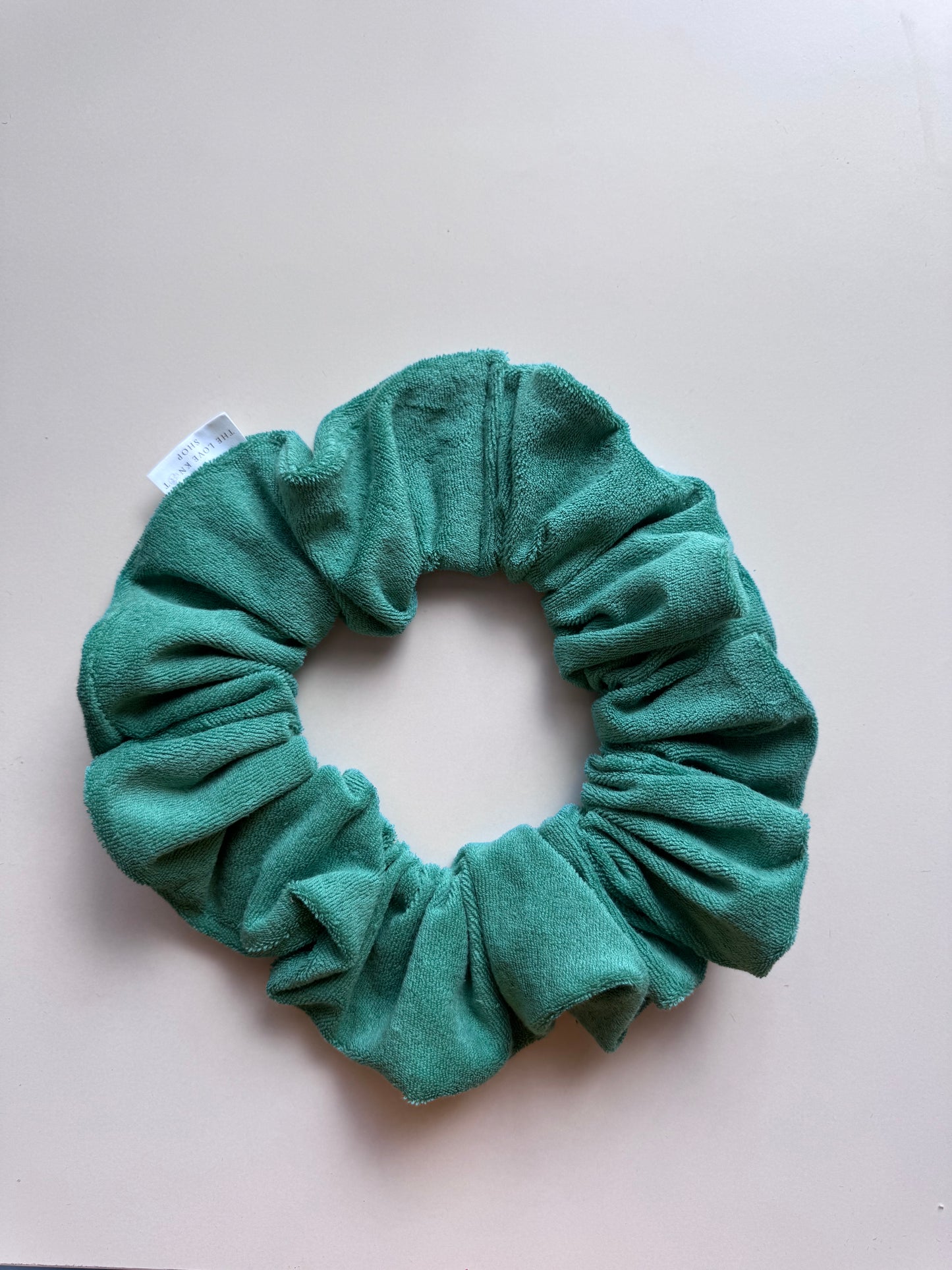 Seafoam Mat Tie Scrunchie