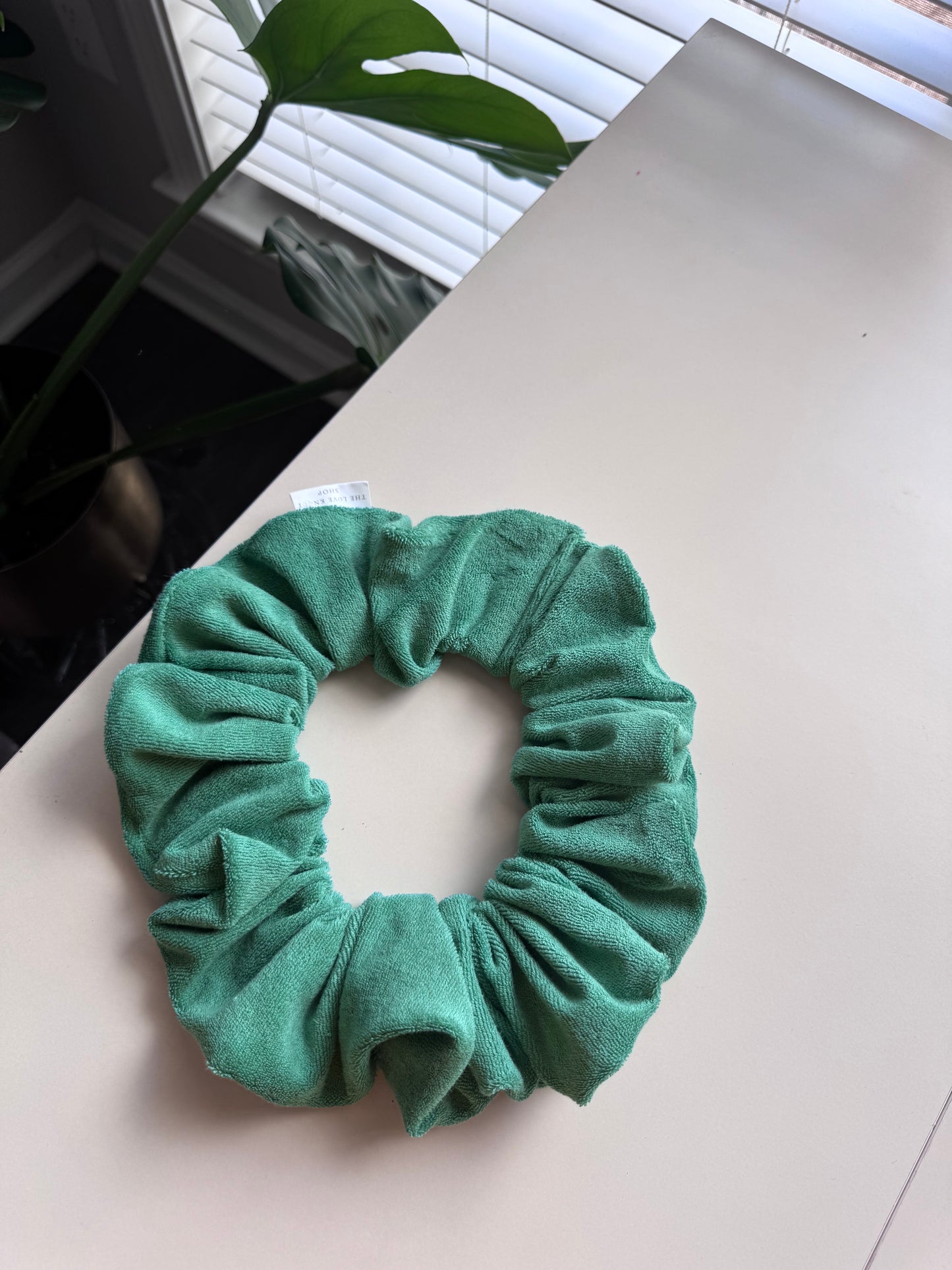 Seafoam Mat Tie Scrunchie