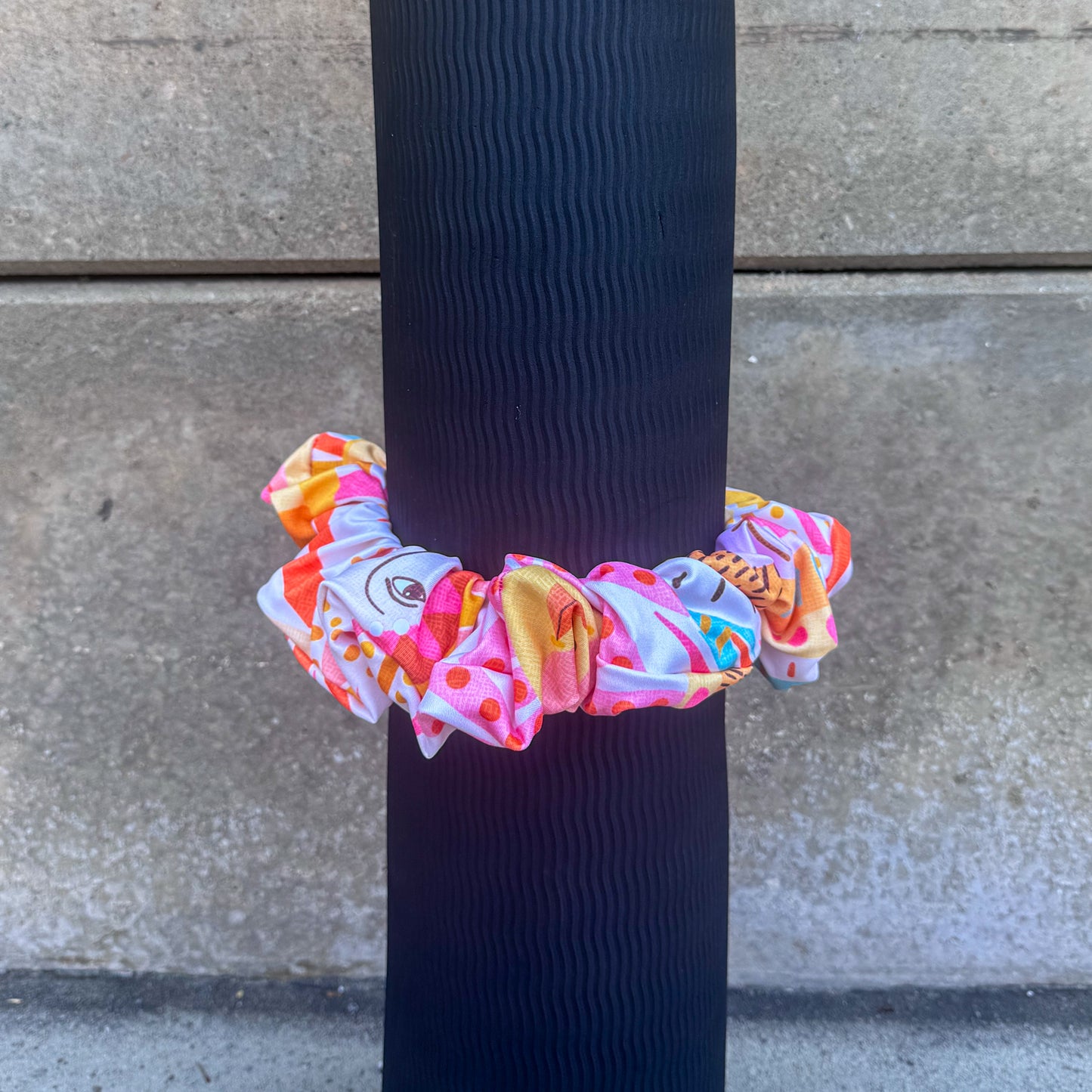 Sunset Mat Tie Scrunchie