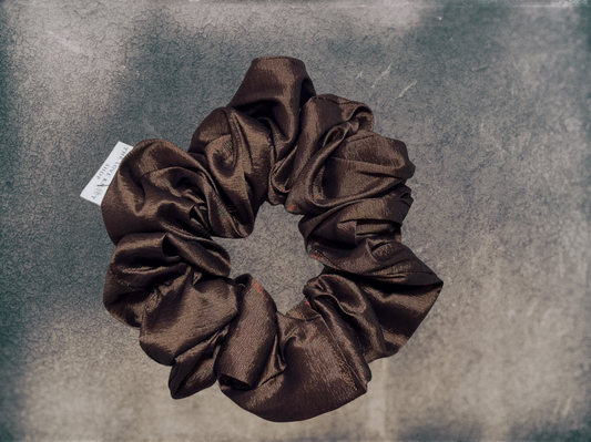 Bronze Chocolate Scrunchie