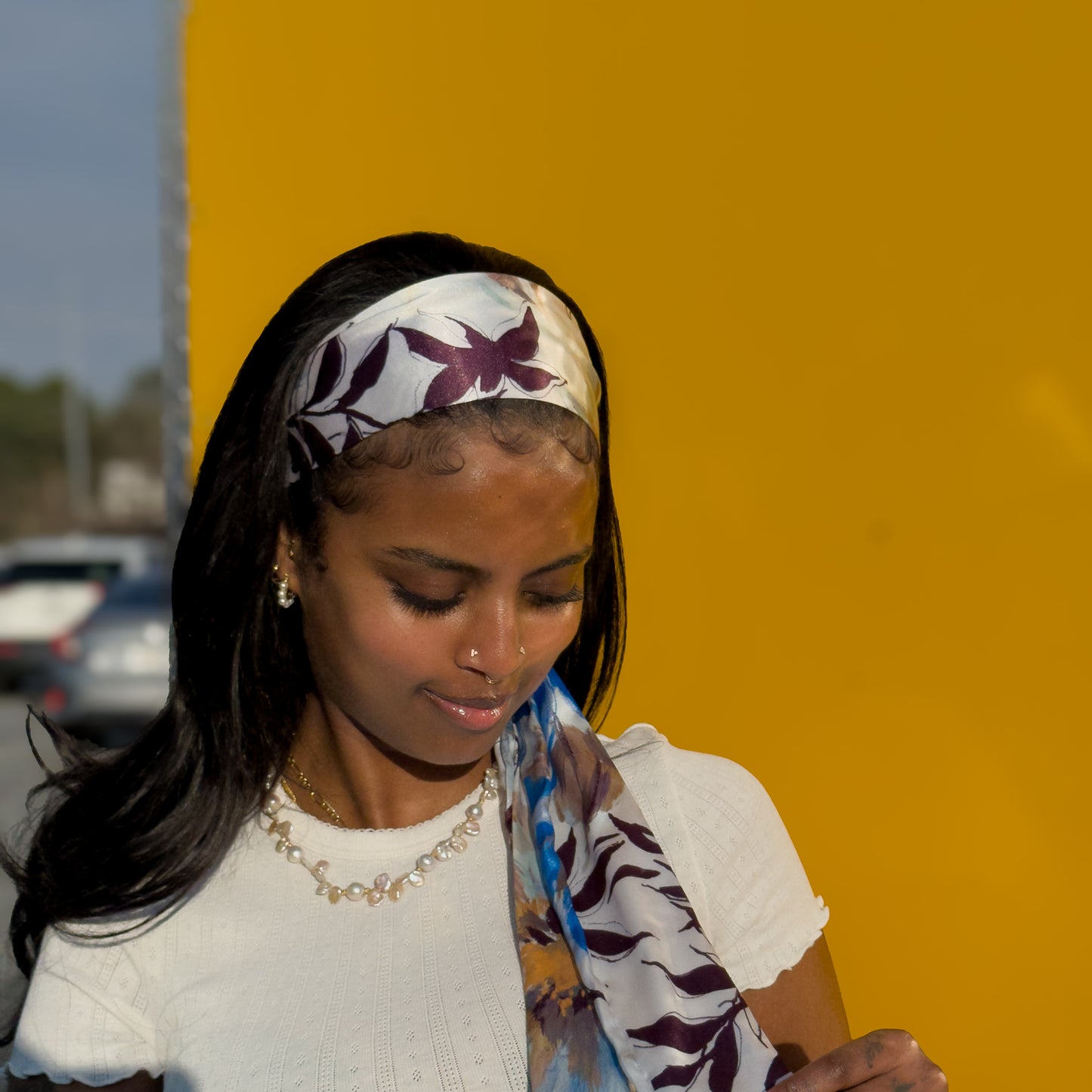 Silk Nature Hair Ribbon