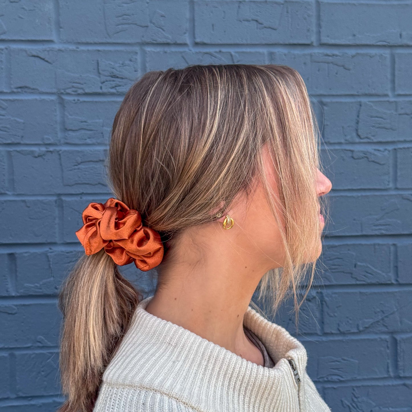 Copper Sunset Scrunchie (S)