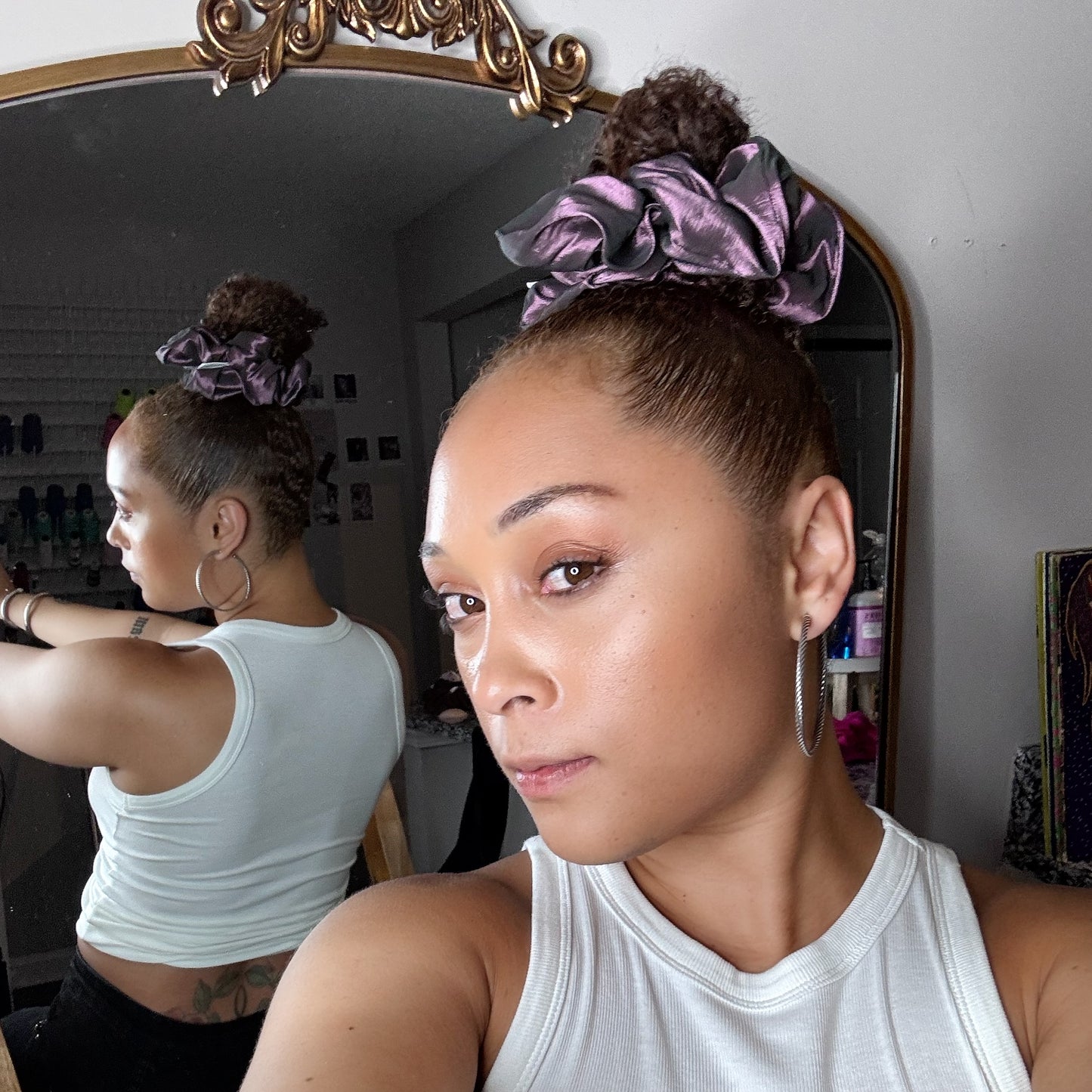 Pepper Plum Scrunchie