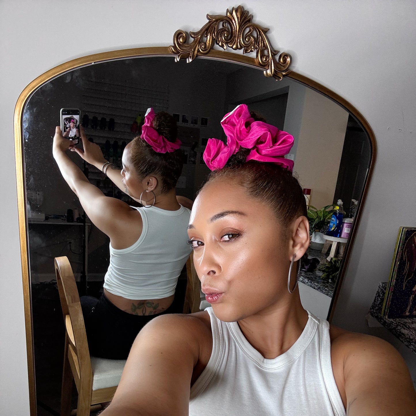 Hottest Pink Scrunchie